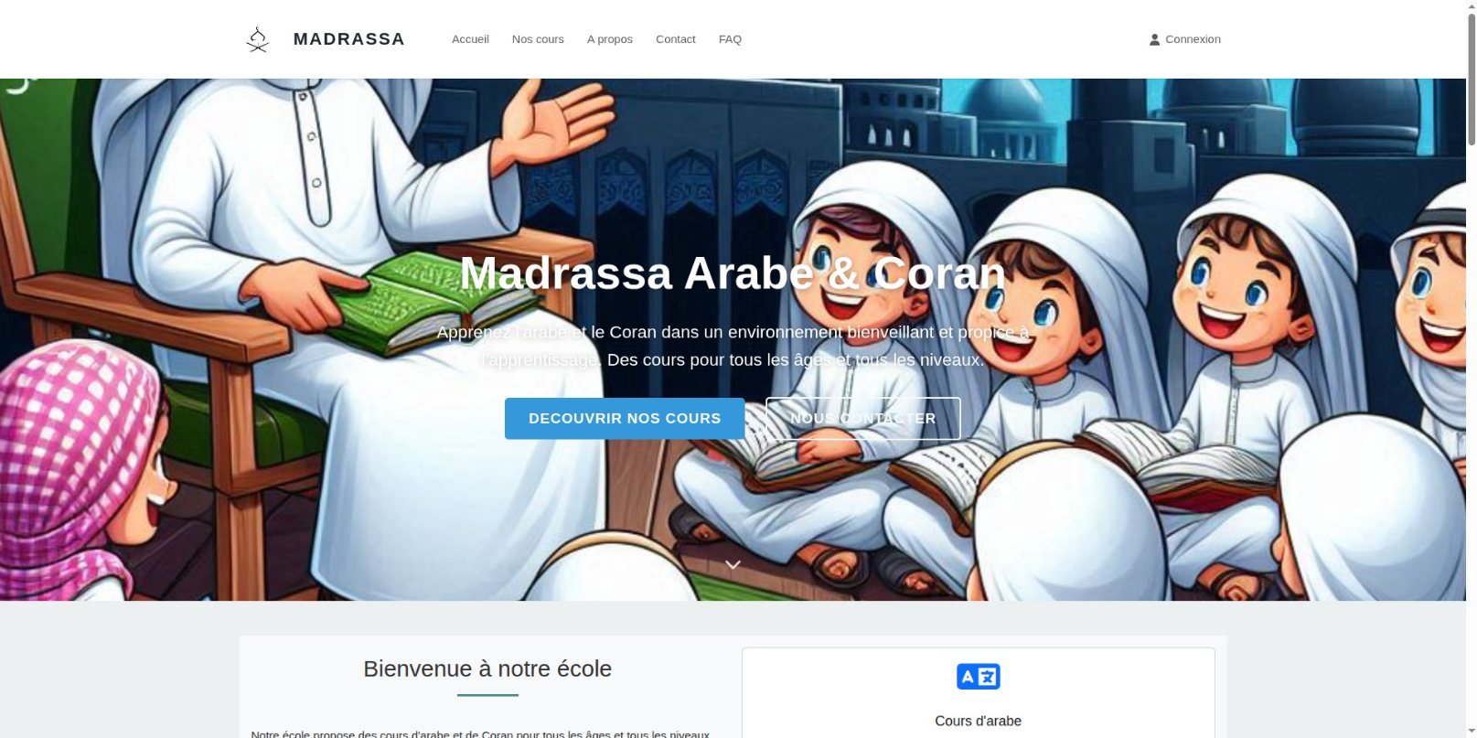Madrassa : École Numérique d'Arabe & de Sciences Islamiques